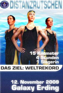 4h Distanzrutschen Frauen Guinness Rekord