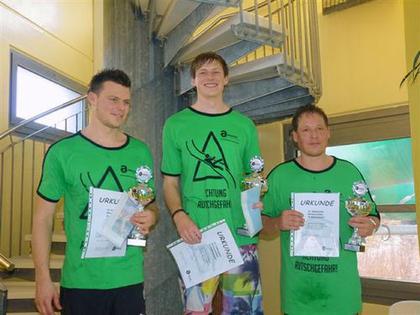 Süddeutsche Meisterschaft im Wettrutschen - Sieger Herren über 70kg